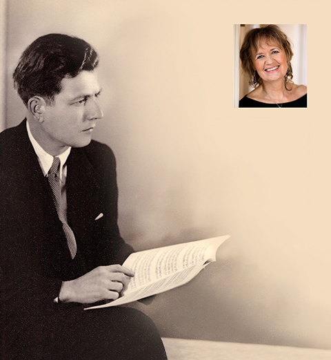 This is a picture of Kenneth V. Jones and Sally Beamish